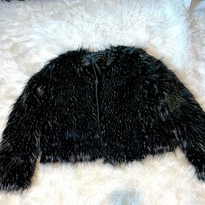 RAMPAGE FAUX FUR JACKET SIZE MEDIUM